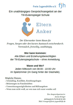 Flyer zum Elternanker
