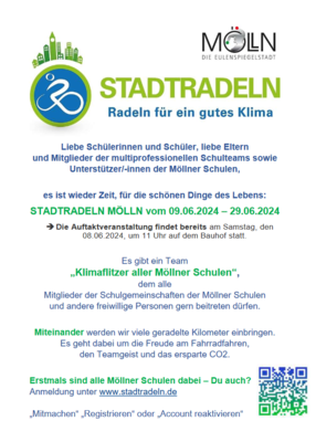 Stadtradeln Mölln 2024 - Team Klimaflitzer aller Schulen