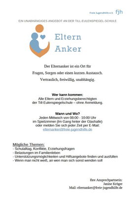 Flyer zum Elternanker